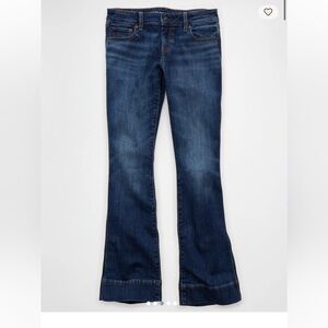 American Eagle low rise kick boot jeans